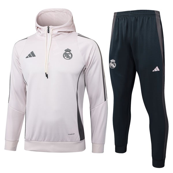 Chandal Con Capucha Real Madrid 2025 2026 Rosa